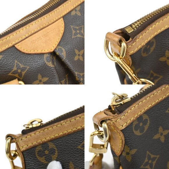 LOUIS VUITTON Palermo PM Shoulder Hand Bag Monogram Leather Brown - Picture 5 of 13